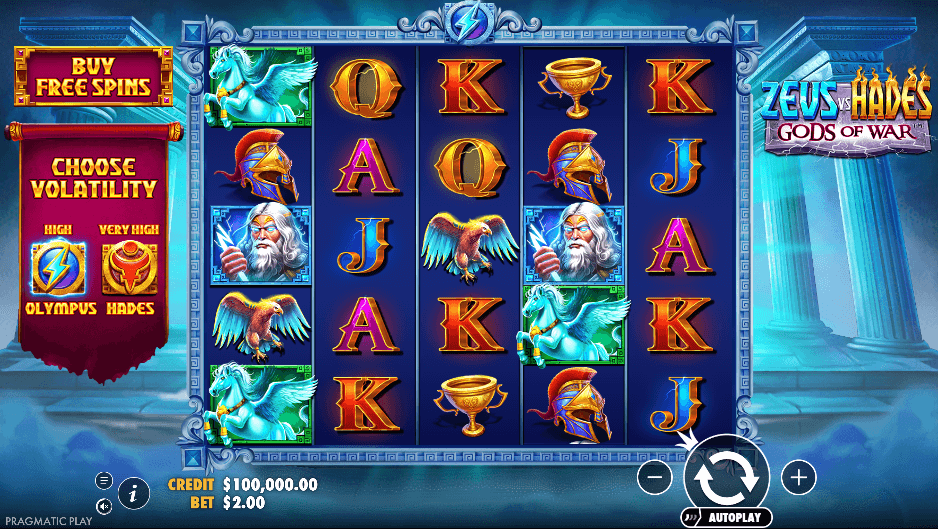 Zeus Vs Hades Gods Of War (Pragmatic Play) Image 1